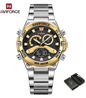 NAVIFORCE NF9207 Silver Gold Black