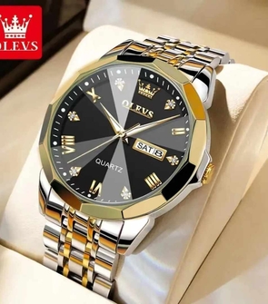 OLEVS 931 Silver Gold Black