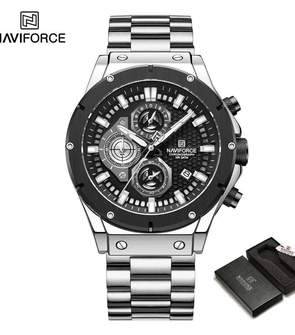 NAVIFORCE NF8026 Silver Black