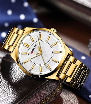 CURREN 8407 Gold White