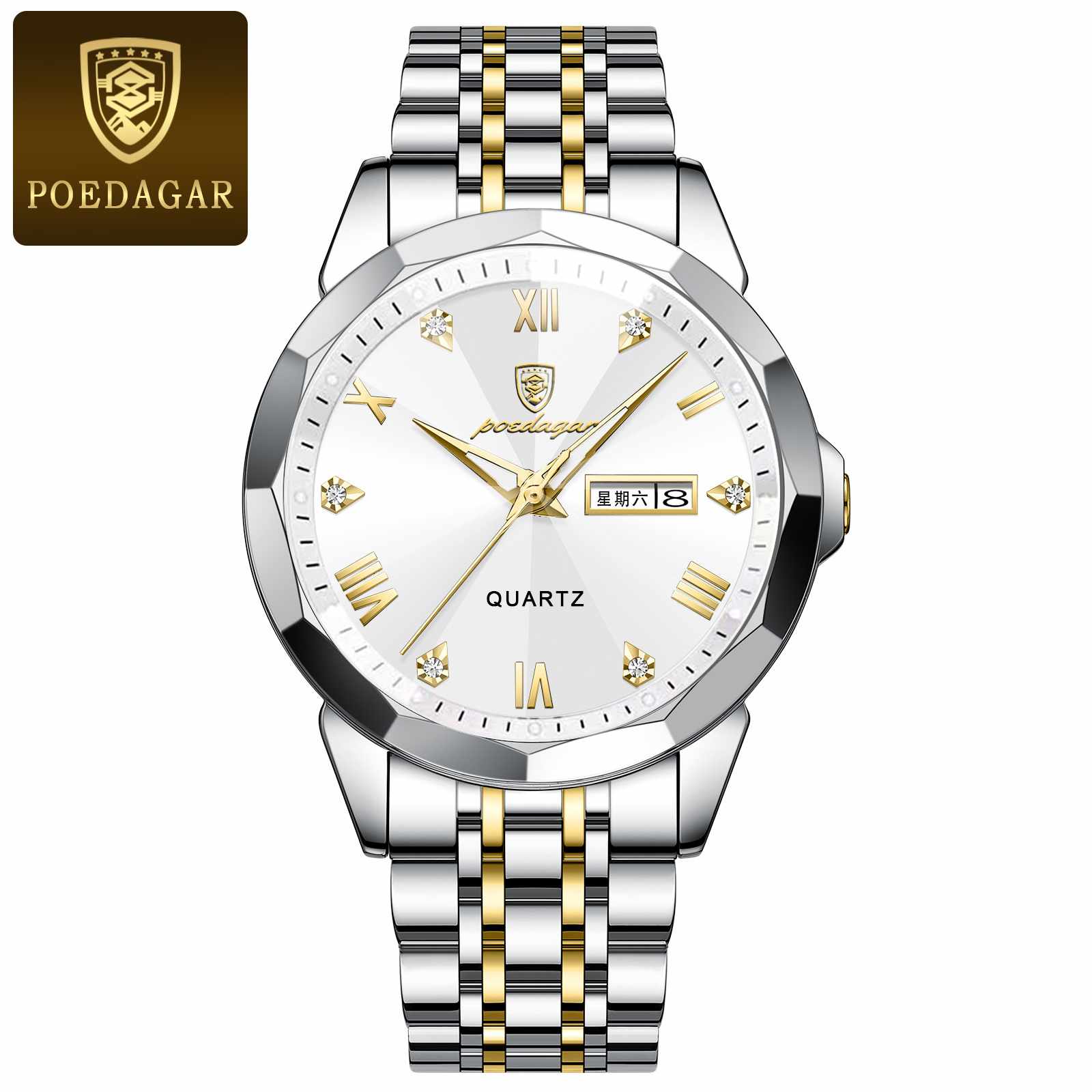 POEDAGAR 810 Silver Gold White