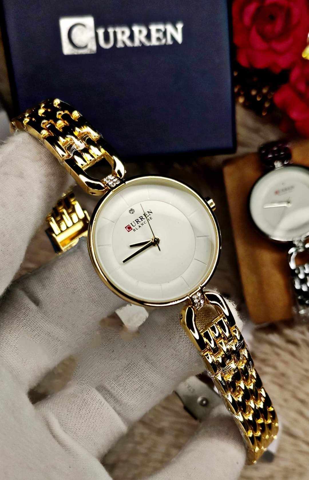 CURREN 054 Gold White