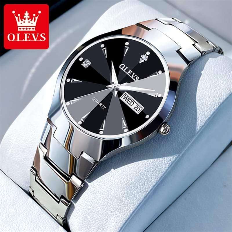 OLEVS 8697 Silver Black