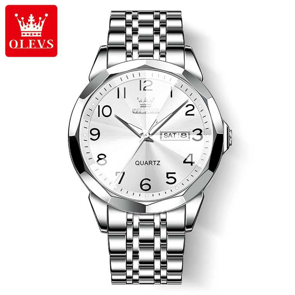 OLEVS 9970 Silver White