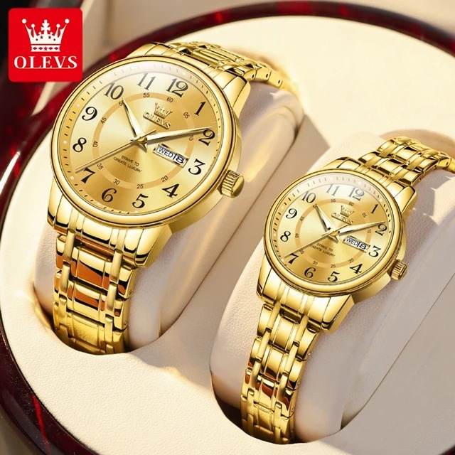 OLEVS 2891 Couple Golden