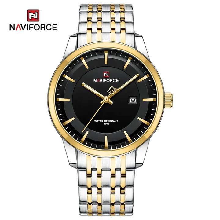 NAVIFORCE NF9228 Silver Gold Black