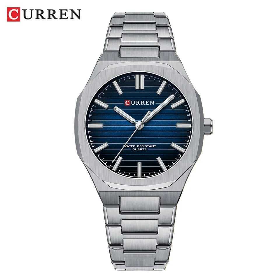 CURREN 8456 Silver Blue