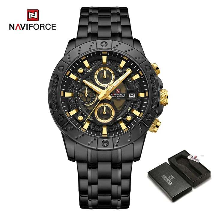 NAVIFORCE NF9227 Black Gold