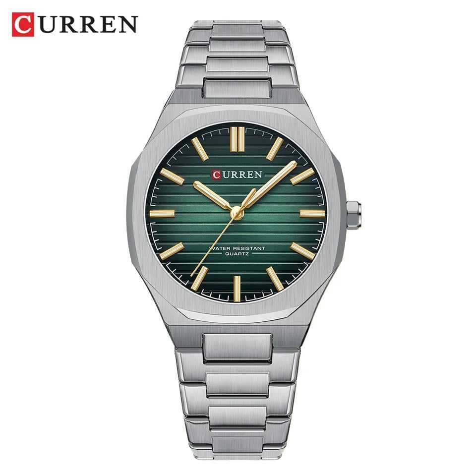 CURREN 8456 Silver Green