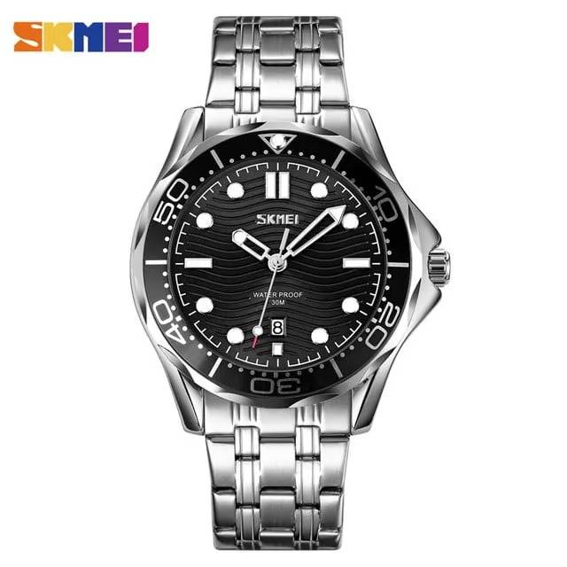 SKMEI 9276 Silver Black