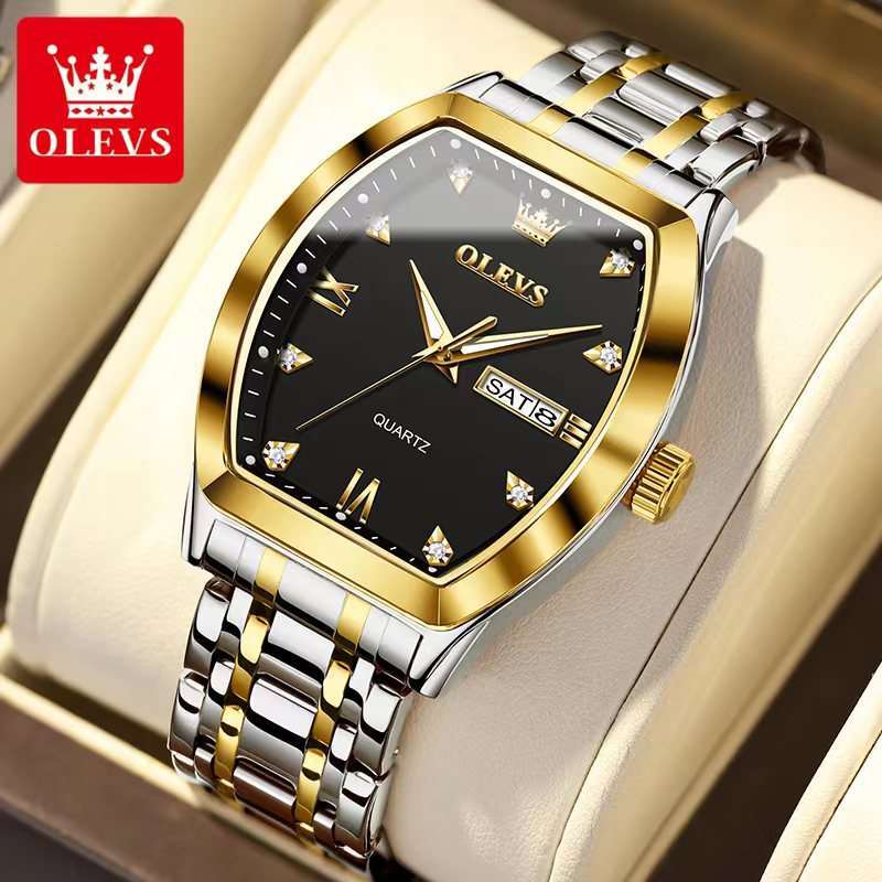 OLEVS 5528 Silver Gold Black