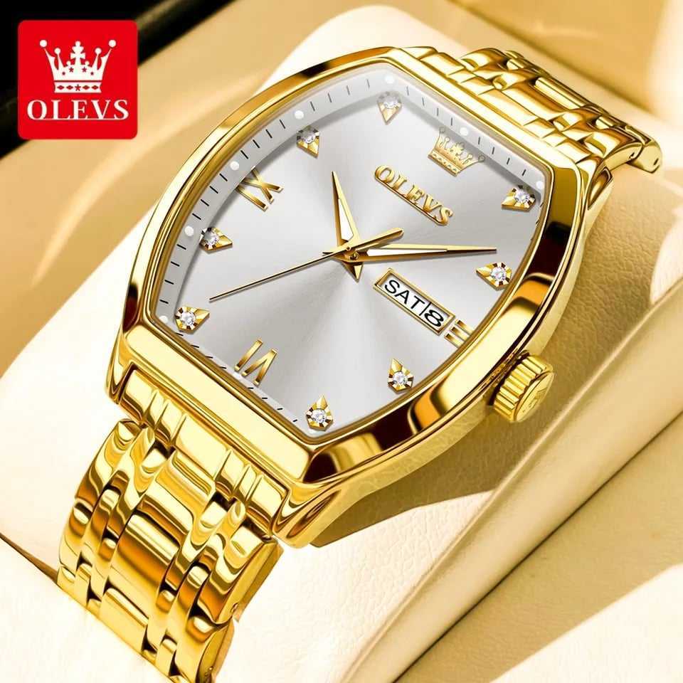 OLEVS 5528 Gold White