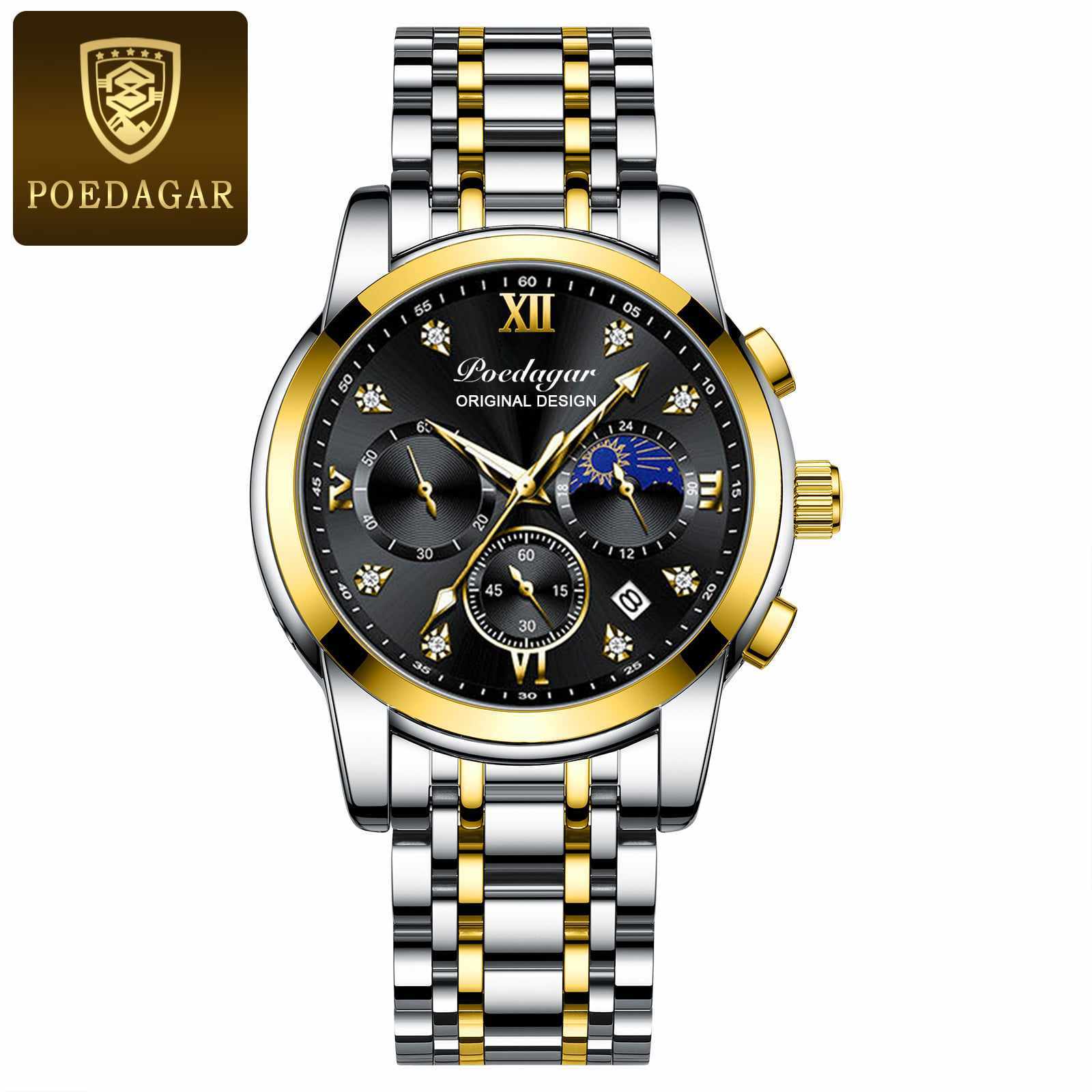 POEDAGAR 819 Silver Gold Black