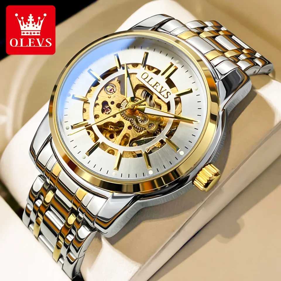 OLEVS 9002 Silver Gold White