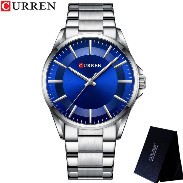 CURREN 8429 Silver Blue