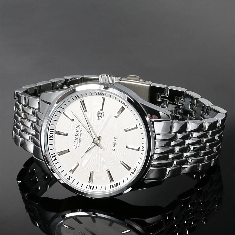 CURREN 8052 Silver White