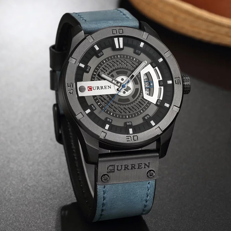 CURREN 8301 Blue Black