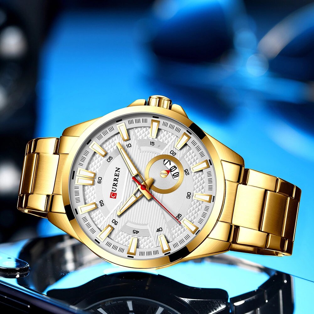 CURREN 8372 Gold White