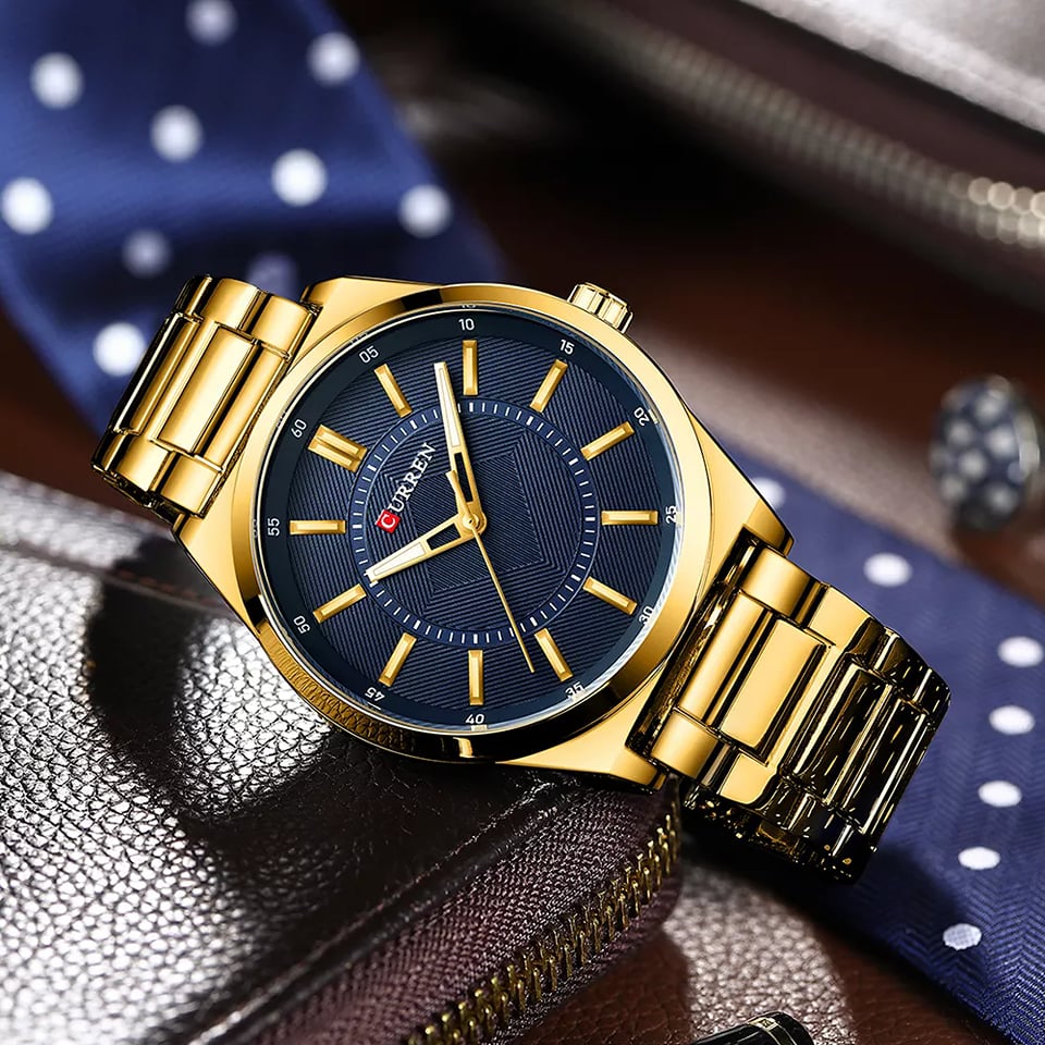 CURREN 8407 Gold Black