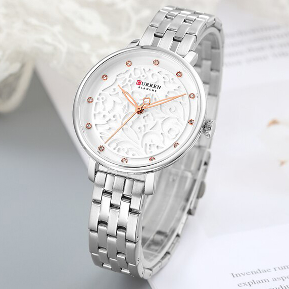 CURREN 9046 Silver White