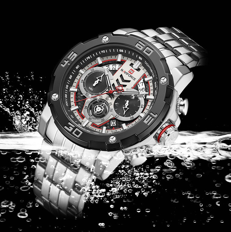 NAVIFORCE NF9175 Silver Black