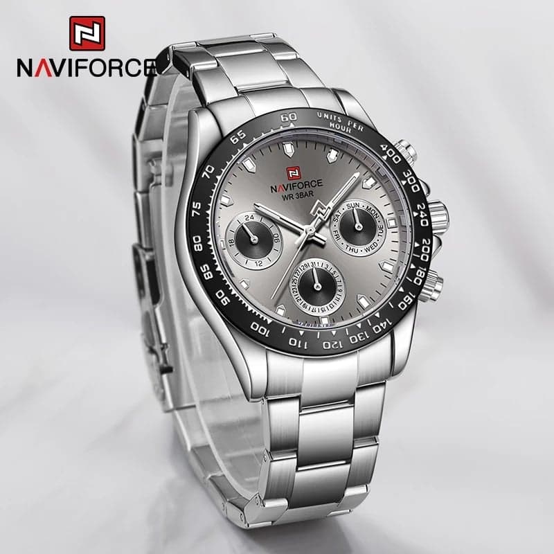 NAVIFORCE NF9193 Silve Black White