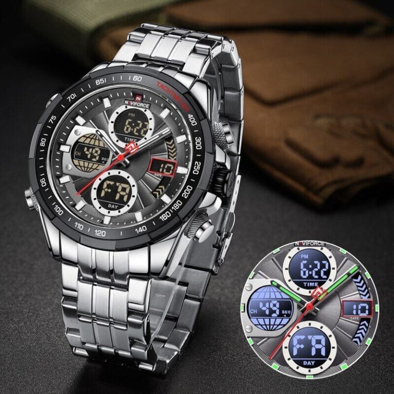 NAVIFORCE NF9197 Silver Black