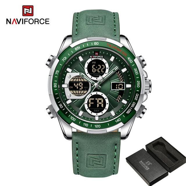 NAVIFORCE NF9197 Green Silver