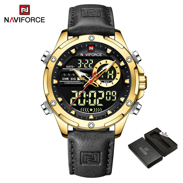 NAVIFORCE NF9208 Black Gold