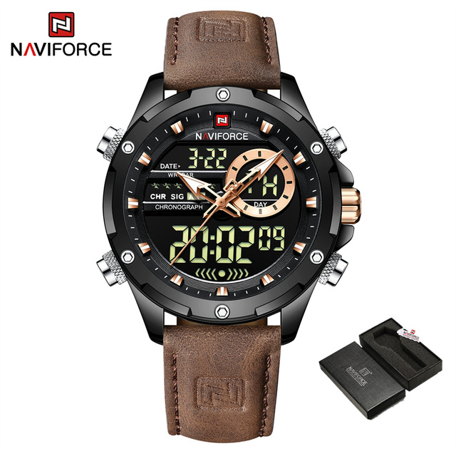 NAVIFORCE NF9208 Coffee Black