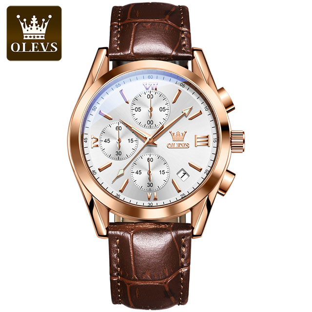 OLEVS 5610 Coffee Rose White