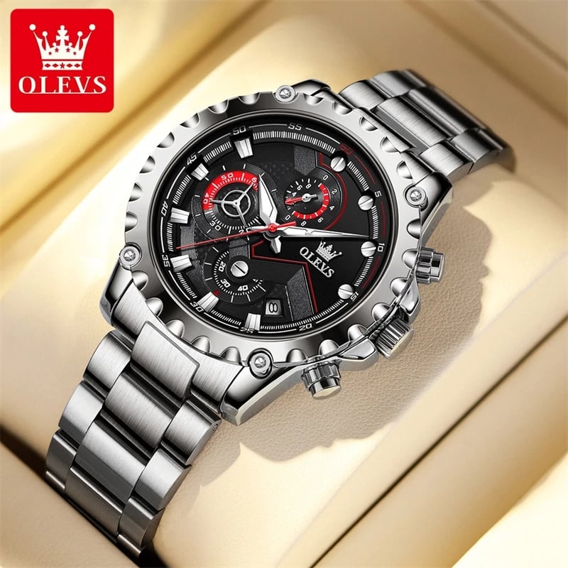 OLEVS 2873 Silver Black