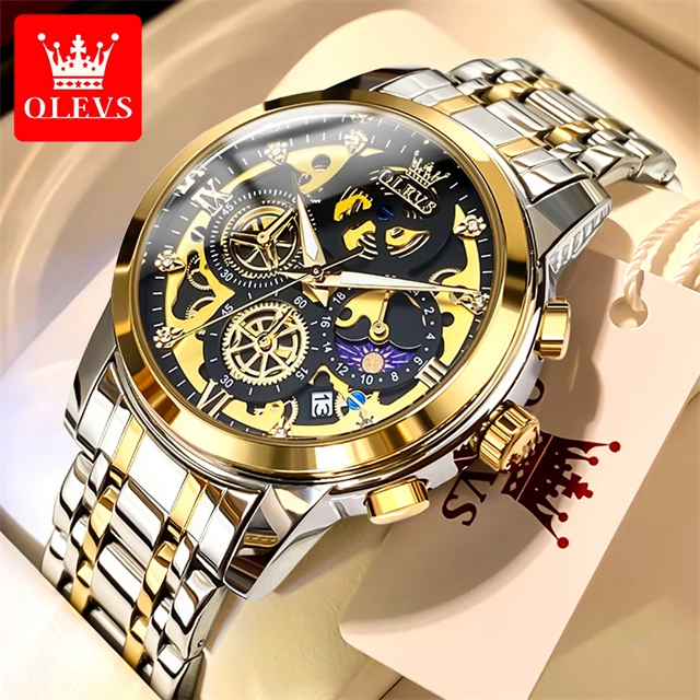 OLEVS 9947 Silver Gold